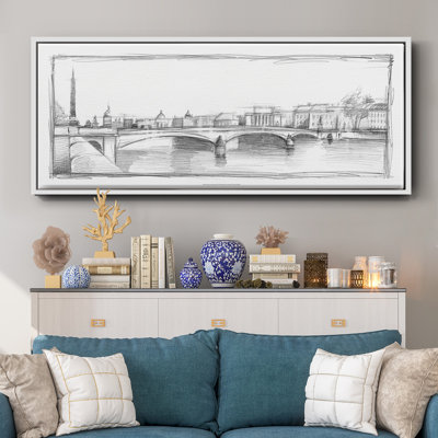 Pont du Carroussel - toile encadrée
