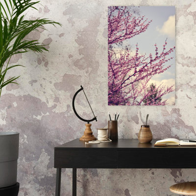 Delicate Pink Blossoms 1 Piece Wrapped Canvas Wall Art