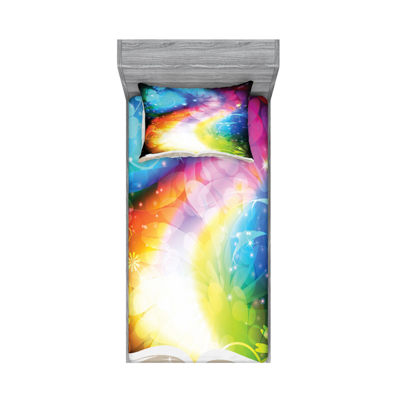 Microfiber Sheet Set, Twin Sheet Set with Fitted Sheet