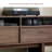 Solid wood TV cabinet durable multi-layer storage-105170633