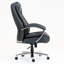 Fauteuil de bureau en polyuréthane à hauteur réglable avec design ergonomique, cuir souple, capacité maximale de 300 lb, structure, roulettes silencieuses, hauteur de conception classique, pour un confort lombaire, roulettes silencieuses, style artistique-141218409-141218410