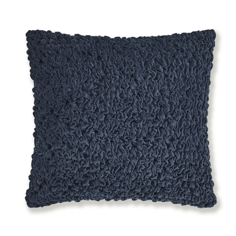 Festival Cotton Cushion with Filling, Blue