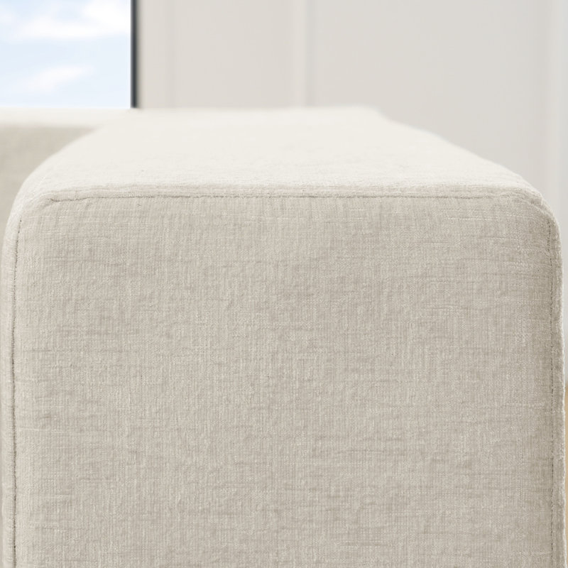 Beige Sectional With Deep Seat And Reinforced Structure U-shaped In Timeless Appeal Comfort