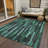 Machine Washable Indoor/Outdoor Christain ACN1307 Sage Rug-102533605
