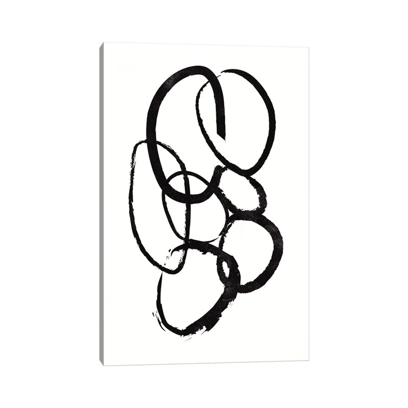 Linked I by Design Fabrikken - Wrapped Canvas Painting, 66.04 cm H x 45.72 cm W x 1.91 cm D