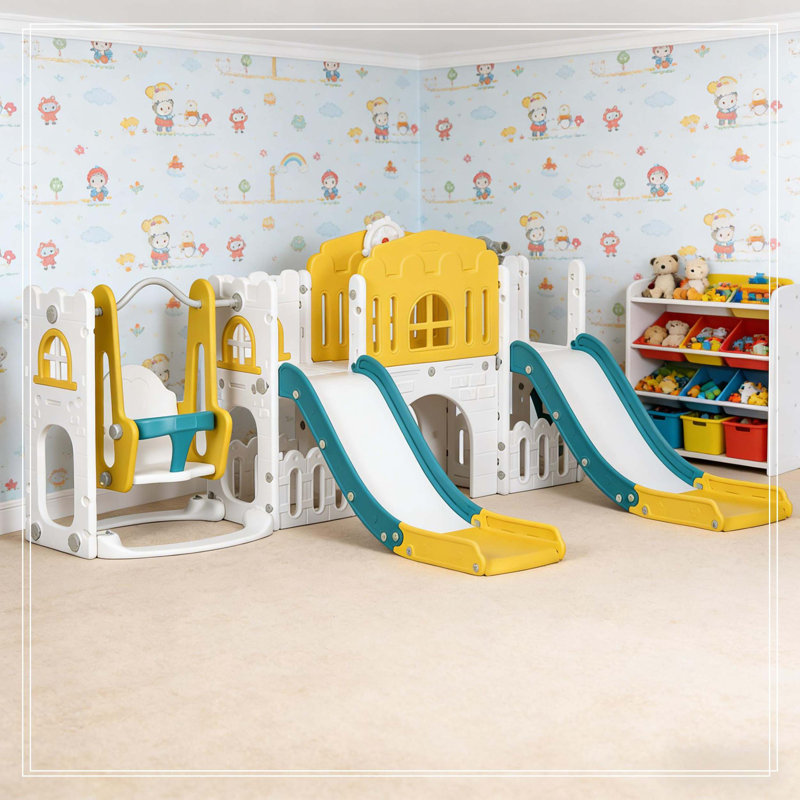 Kids Slide,Toddler Slide and Swing Set