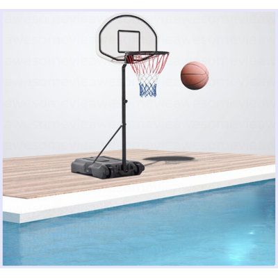 Système de basketball portatif pour table de billard, hauteur réglable 3 pi 4 po, panneau arrière 30 po