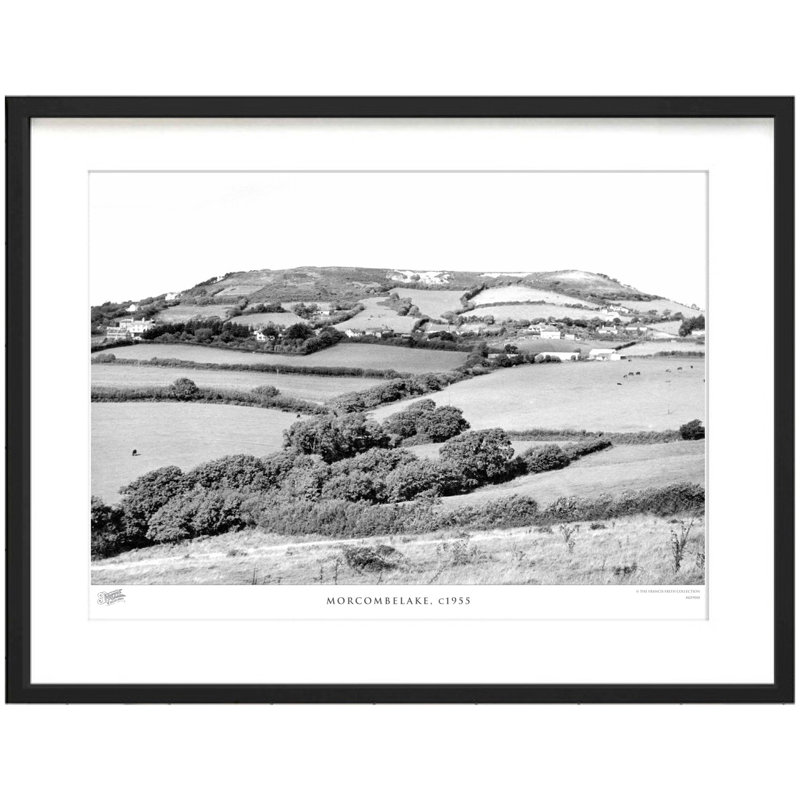 Morcombelake, C1955 1 Piece Single Picture Frame Wall Art, 28cm H x 36cm W x 2.3cm D