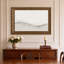 Toile murale abstraite noir et blanc avec lignes et points tourbillonnants-289268048