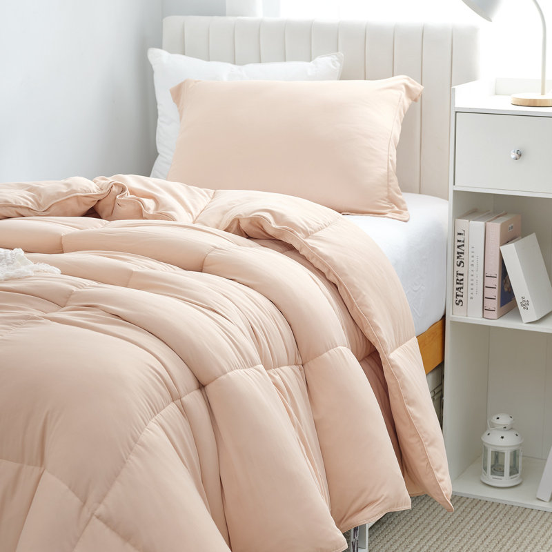 843249116589, Twin XL Comforter + 1 Standard Sham, Beige