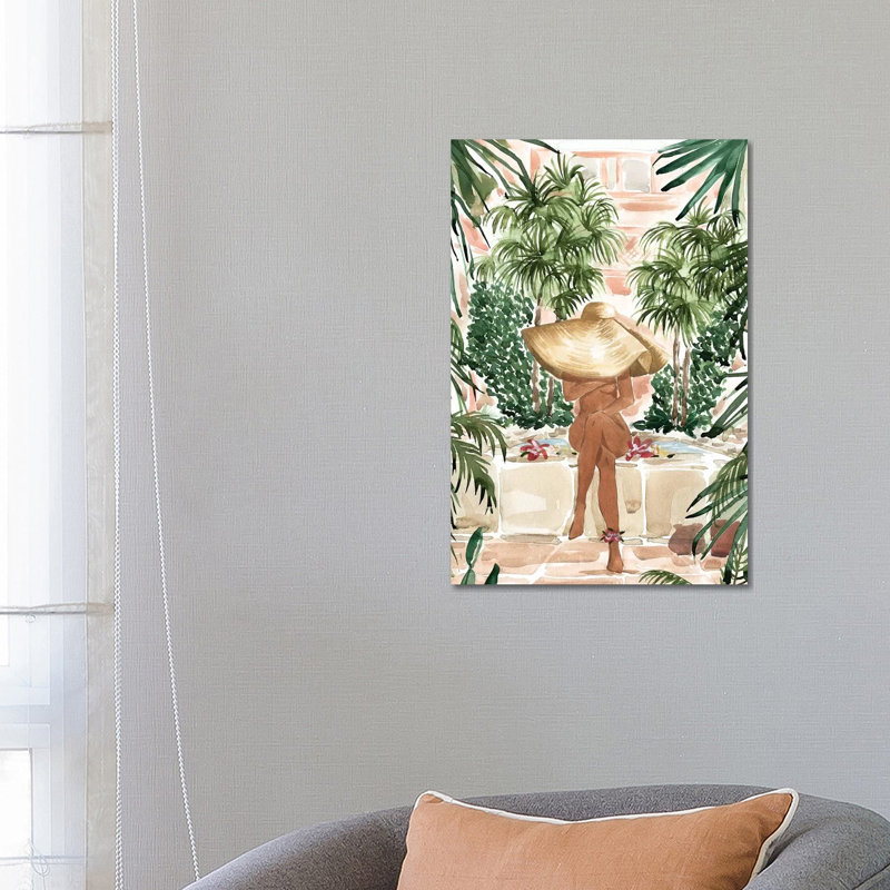 Mode vacances par Sabina Fenn - reproduction d'art, H 26 po x l 18 po x 1,5 po, Toile tendue, Aucun mat