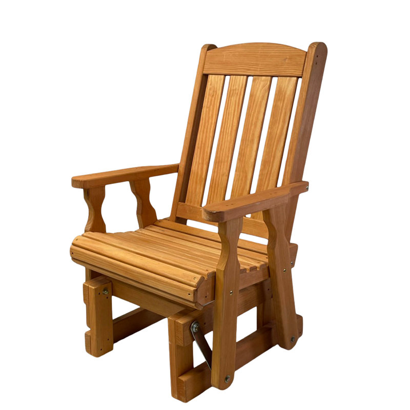 Fauteuil oscillant traité à haut dossier 600 lb, Teinture cèdre