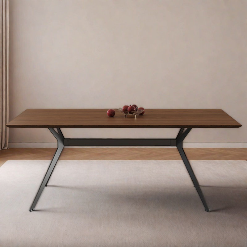 Table de salle à manger moderne et haut de gamme, H 29,5 po x L 78,7 po x l 35,4 po