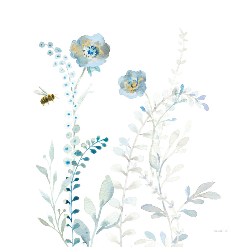 Blues Of Summer IX by Danhui Nai - Wrapped Canvas Painting, 76cm H x 76cm W