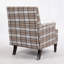Chaise d'appoint rembourrée, fauteuil vintage pour le salon