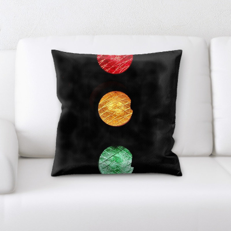 Coussin décoratif feux de circulation
