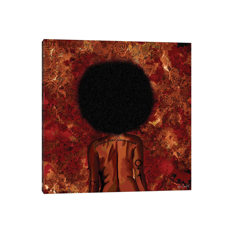 " Understand Your Worth " by Faith With An E Painting Print, 12" H x 12" W x 0.75" D