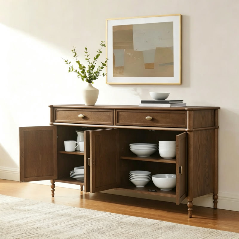 Buffet pratique de style rétro
