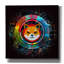 Art mural sur toile Epic Graffiti «Shiba Inu Crypto Power» par Epic Portfolio, 37 po x 37 po