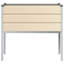  Planter 100 X 45 X 90 Cm Galvanised Steel-1193245919