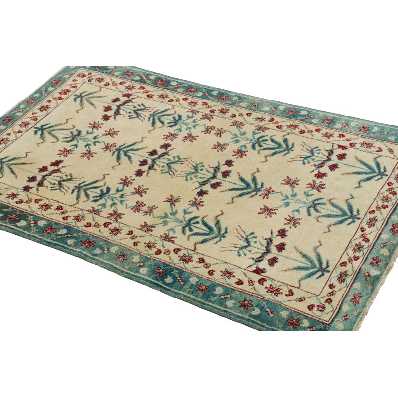 One-of-a-Kind 3’x4’7 Hand Knotted Area Rug