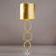 Lampe de table à feuille d'or de 34 po Vivian
