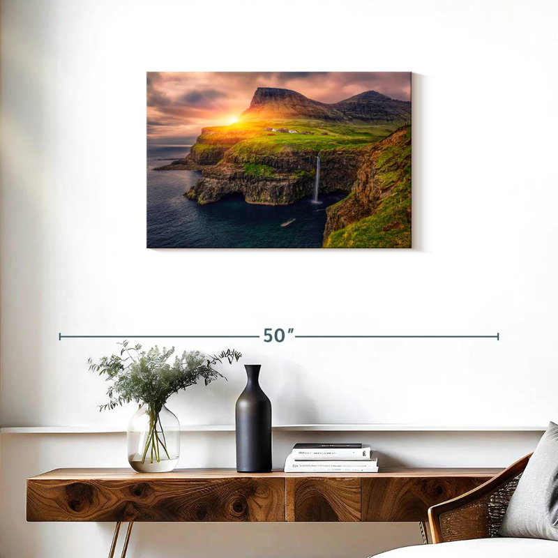 Gillard Gasadalur Village Cliff, H 20 po x l 30 po