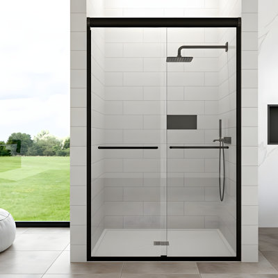 Frameless Double Sliding Shower Door
