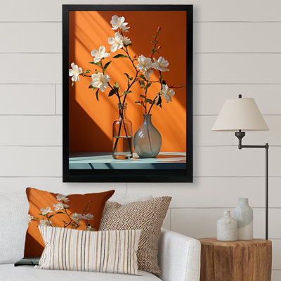 Coral Minimalisme soleil vie, reproduction d'art sur toile