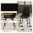 Upholstered Side Chairs With Metal Legs,Armless Dining Chair For Living Room,Kitchen,Dining Room-1312306678-1325694422