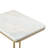 Adolpho Marble Top End Table