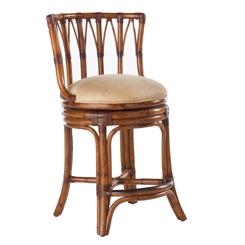 Island Estate Outdoor Swivel Bar Stool, 24"