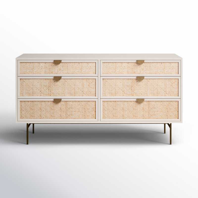 Commode double l 6 tiroirs Lodi