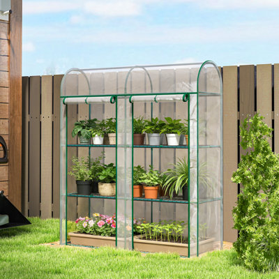 3 Tier Mini Greenhouse, Portable Greenhouse, Clear