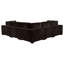Tenchi 6-piece Upholstered Modular Sectional Chocolate-98386881