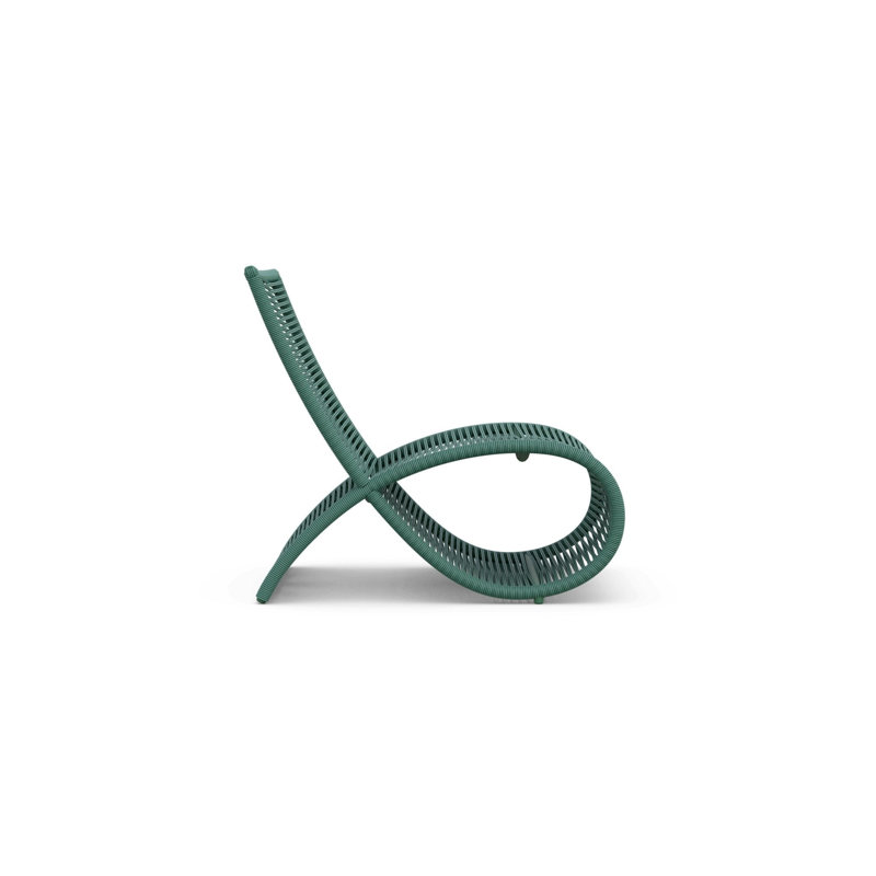 Wave Club Chair, Matte Forest