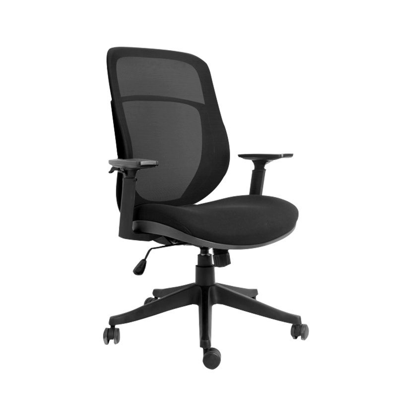 Chaise de travail ergonomique en filet Prewitt, Lin