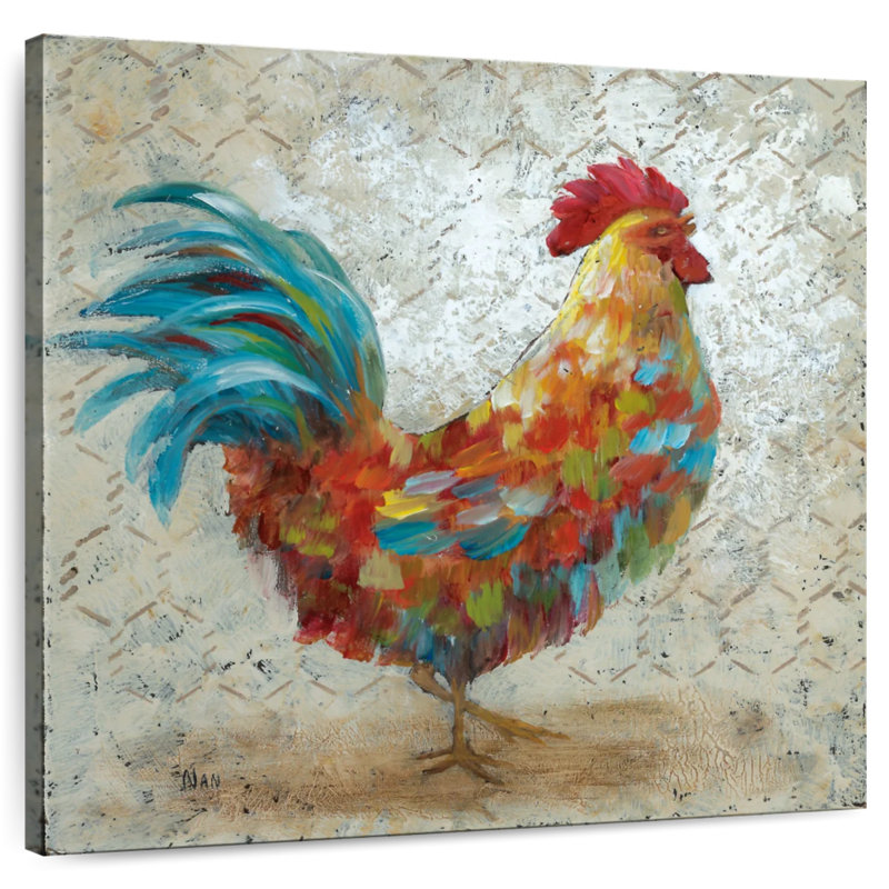Crowle Fancy Rooster I, 10" H x 10" W