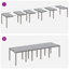 10 - Person Patio Dining Set with Rectangular Table , Cushions Included