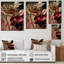 Vintage Glam Rose VI - impression sur toile florale-87348017-87348012