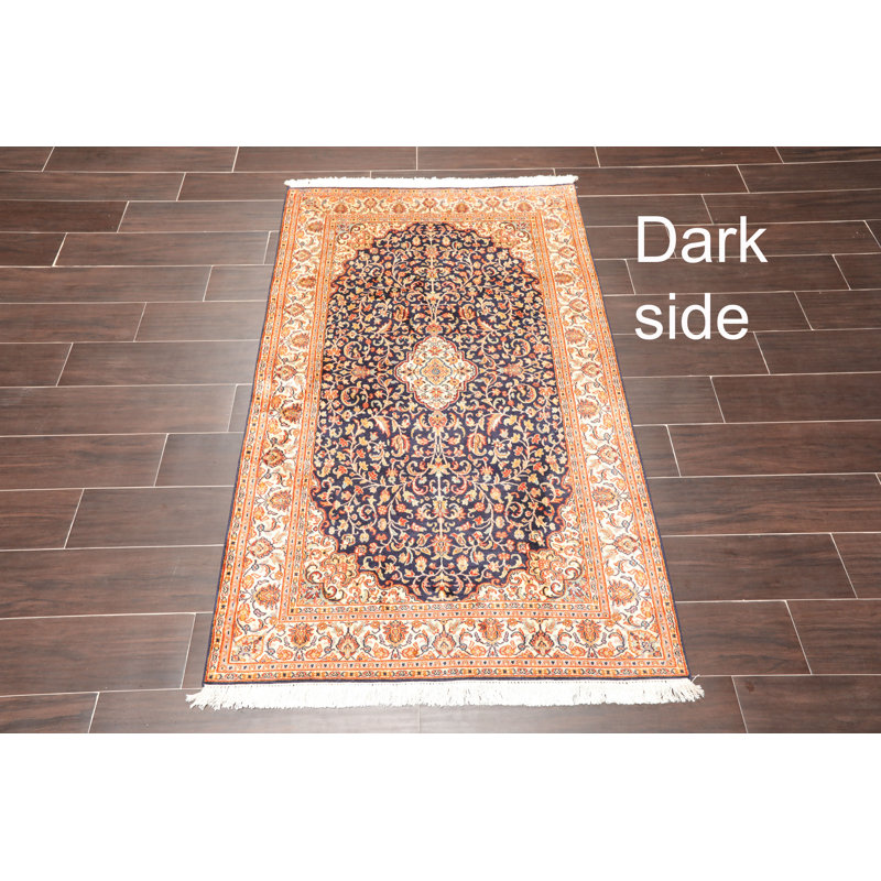 Tapis unique ivoire / brun 3 pi x 5 pi Raeqwan