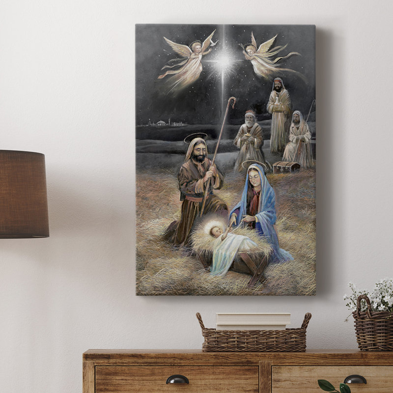 Bethlehem Night - galerie Cavas sur mesure, H 18 po x l 12 po