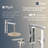 KES Bathroom Sink Faucet Widespread cUPC with Supply Hoses and 2 Handles with Drain Assembly Brushed Nickel-106239948