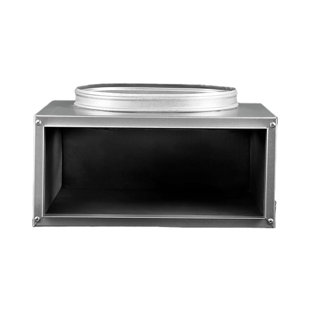 Buendmart - Plénum linéaire à 3 fentes à 12 fentes - Triple fente, Plénum isolé de qualité supérieure / Taille: H 12 po x l 5 po x L 12 po