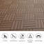 Ensemble de tuiles de terrasse en bois et en plastique composite de 20 pièces-113943800