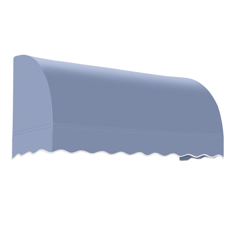 Awntech Savannah Acrylic Fabric Fixed Awning, Navy, 44" H x 40.5" W x 36" D