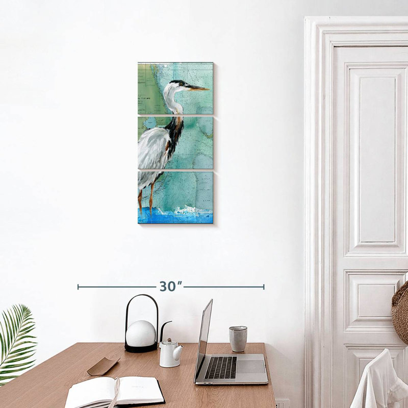 Key West Crane, 27" H x 12" W
