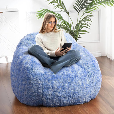 Faux Fur Bean Bag Chair