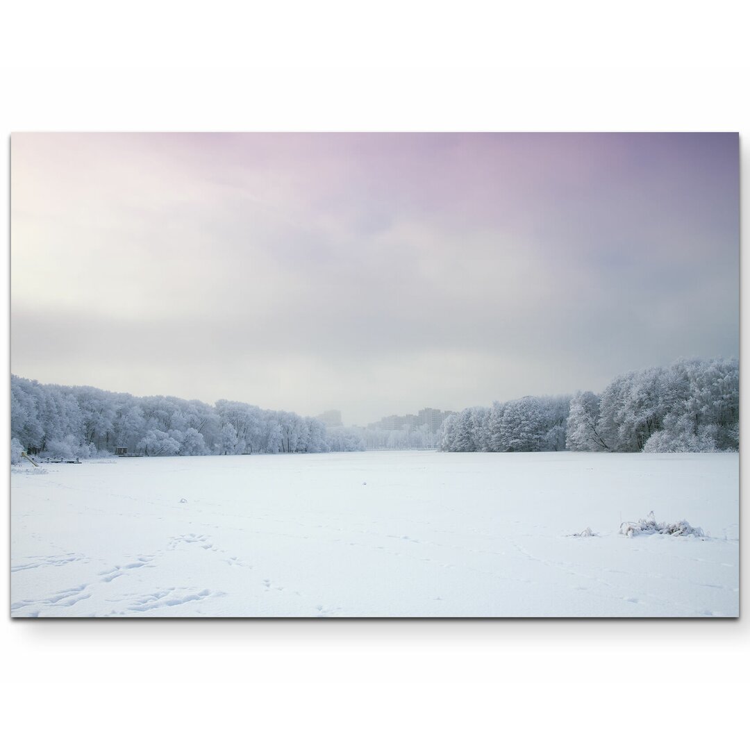 Leinwandbild Traumhafte Winterlandschaft