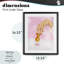 «Pink Bow Fashion Stamper», reproduction sous verre encadrée, design par Ziwei Li-23799593-23799597